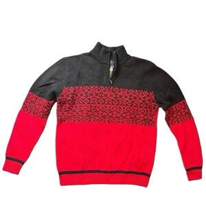 Charter Club 100% Lambswool Women's 1/4 Zip Sweater Size Small Petite‎